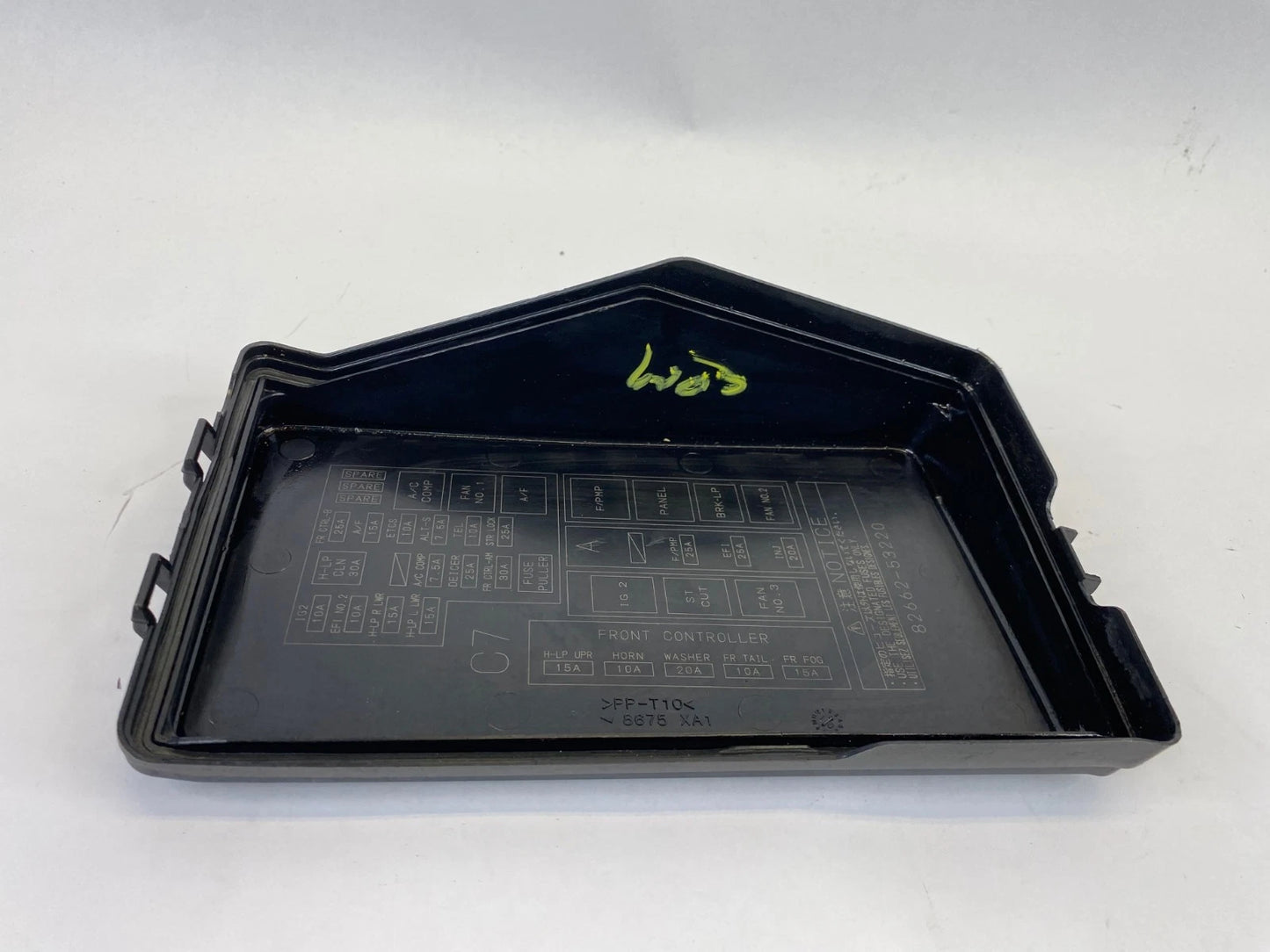 06-15 LEXUS IS250 IS350 AT UNDER HOOD RELAY FUSE BOX COVER TOP 82662-53220 OEM