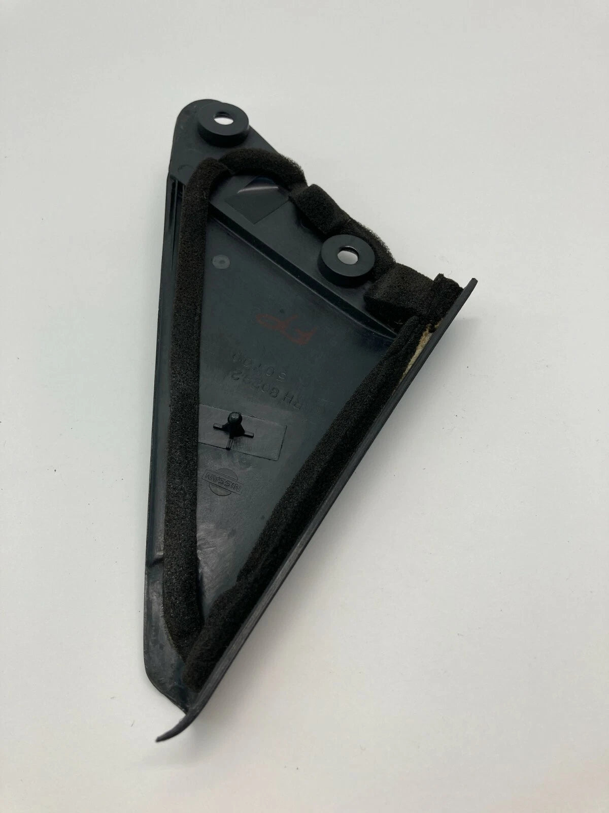 91-94 NISSAN SENTRA FRONT RIGHT MIRROR DOOR CORNER INNER COVER TRIM 80292-50Y10