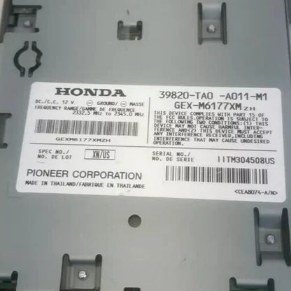 2010 2011 HONDA ACCORD CROSSTOUR SATELLITE RADIO XM ANTENNA UNIT 39820TA0A01 OEM