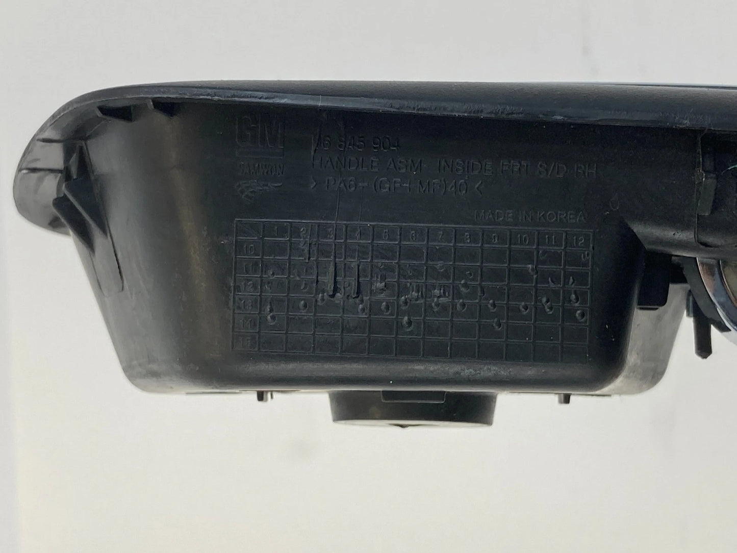11 12 13 14 15 16 CHEVY CRUZE FRONT RIGHT PASSENGER SIDE INTERIOR DOOR HANDLE