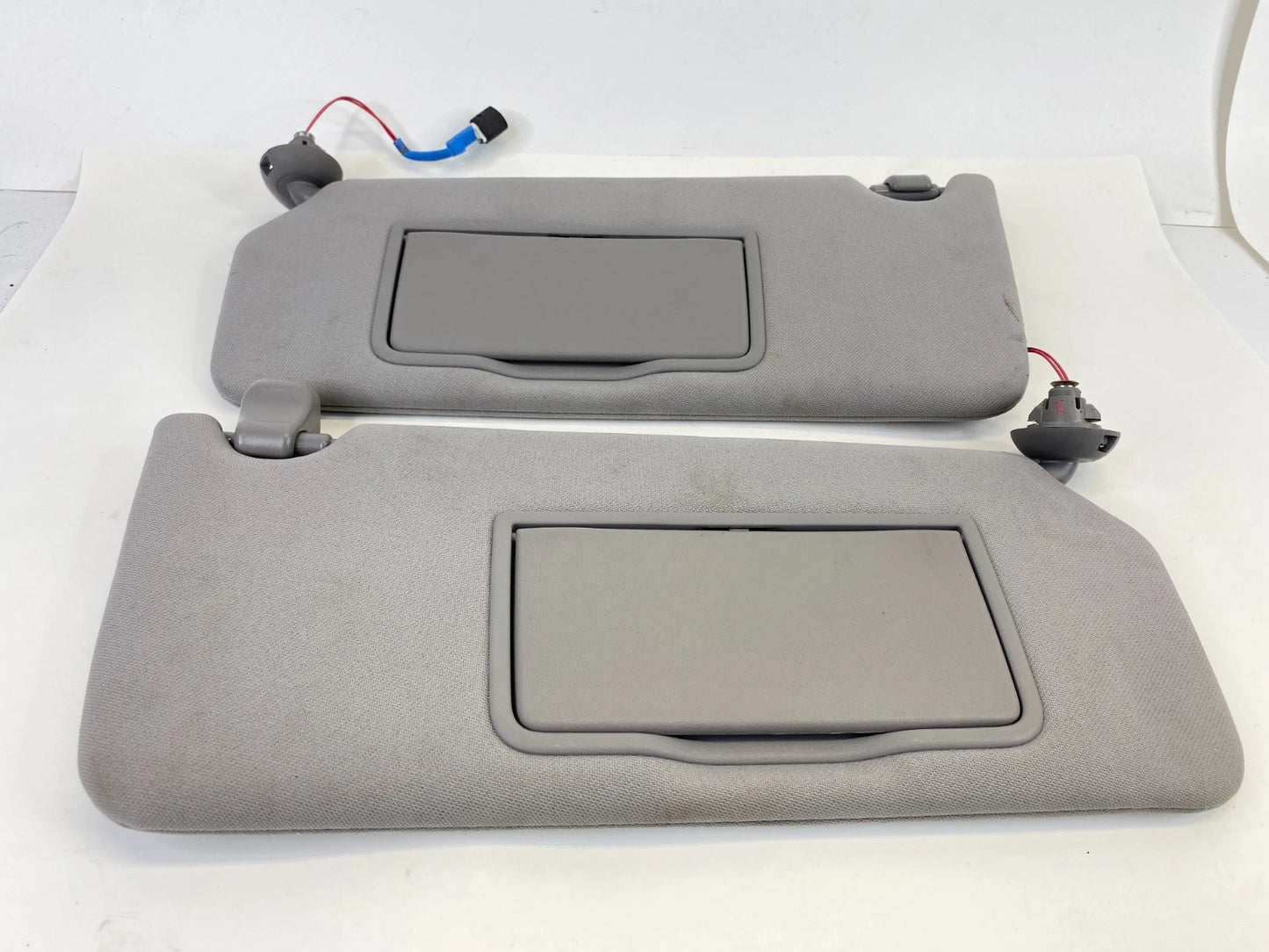 2008-2012 Honda Accord Left & Right Sunvisor Sun Visor Shade Set w/ Mirror OEM