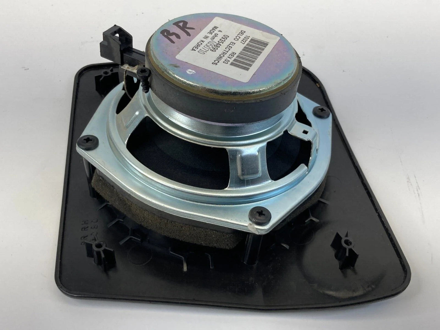 04-06 CADILLAC SRX REAR RIGHT BACK SIDE DOOR AUDIO SPEAKER W/ COVER 09354899