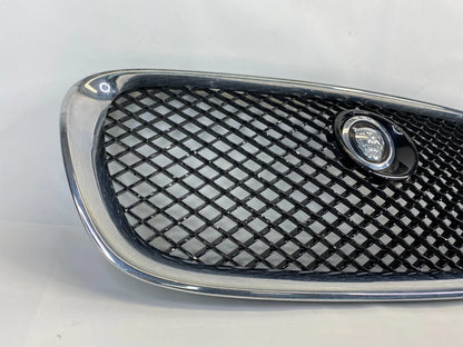 2009-2011 JAGUAR XF SEDAN FRONT BUMPER UPPER GRILL GRILLE CHROME 8X23-018K28-AA