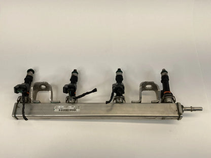 08-11 FORD FOCUS 13-20 FUSION AT FUEL INJECTION RAIL W/ INJECTORS 4M5G9D280D OEM