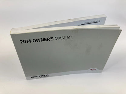 2014 KIA OPTIMA HYBRID LX SEDAN OWNERS MANUAL BOOK INFORMATION GUIDE W/ CASE OEM