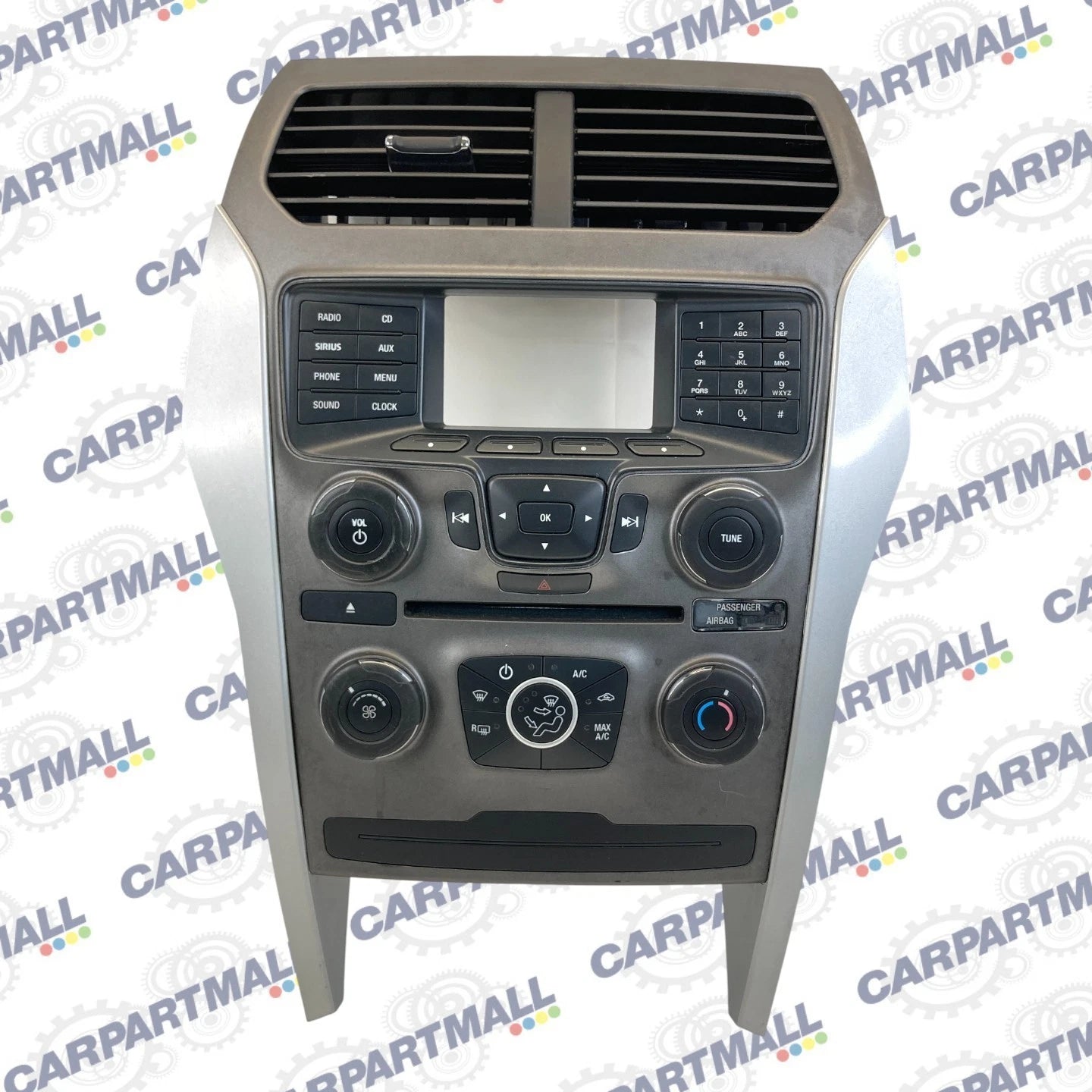 13-15 FORD INTERCEPTOR UTILITY RADIO CLIMATE CONTROL PANEL TRIM EB5T-18A802-DA