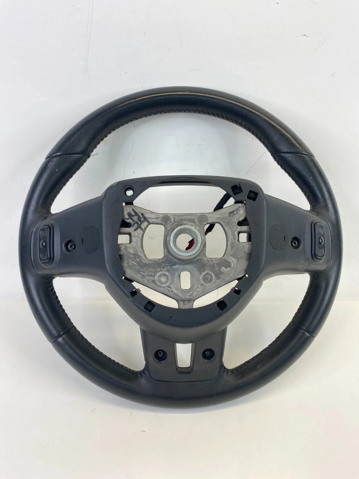 2013-2016 DODGE DART STEERING WHEEL WITH CRUISE AUDIO CONTROL BUTTONS 1ZX28DX9AE