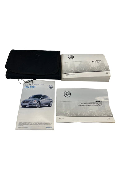 2012 12 BUICK REGAL OWNER'S MANUAL GUIDE WARRANTY INFORMATION W/ CASE OEM