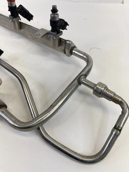 2013-2019 FORD FLEX 3.5L ENGINE FUEL SUPPLY INJECTOR INJECTION RAIL W/ LINE OEM