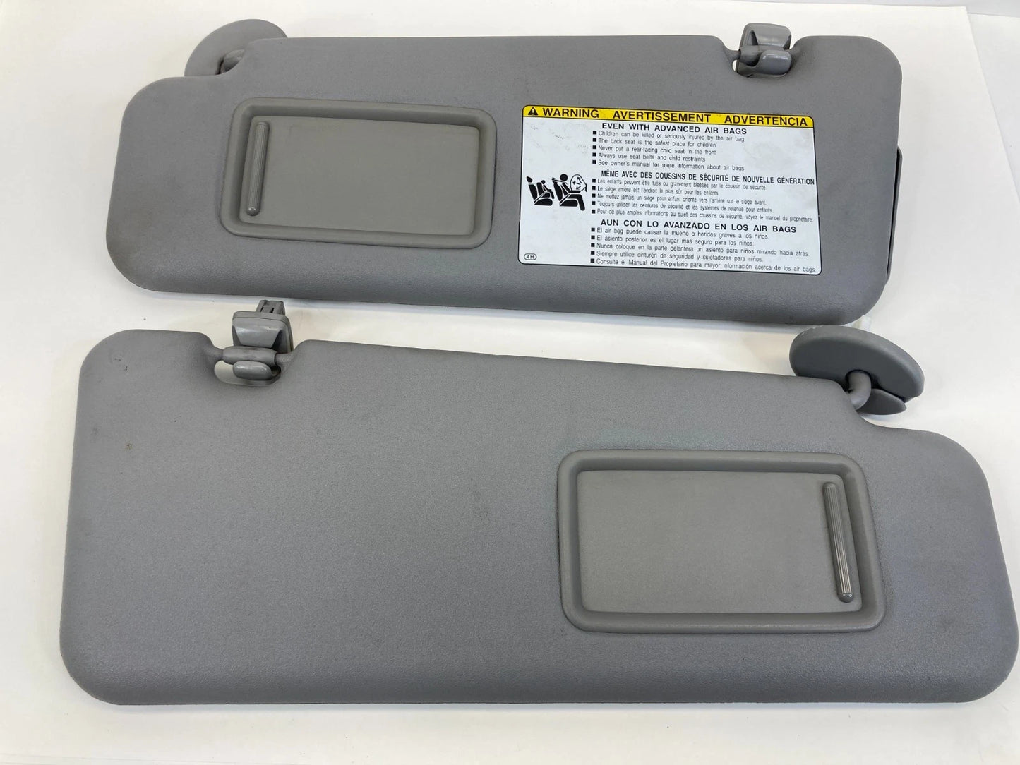 2008-2010 TOYOTA HIGHLANDER ROOF LEFT & RIGHT SUNVISOR SUN VISOR SHADE PAIR SET