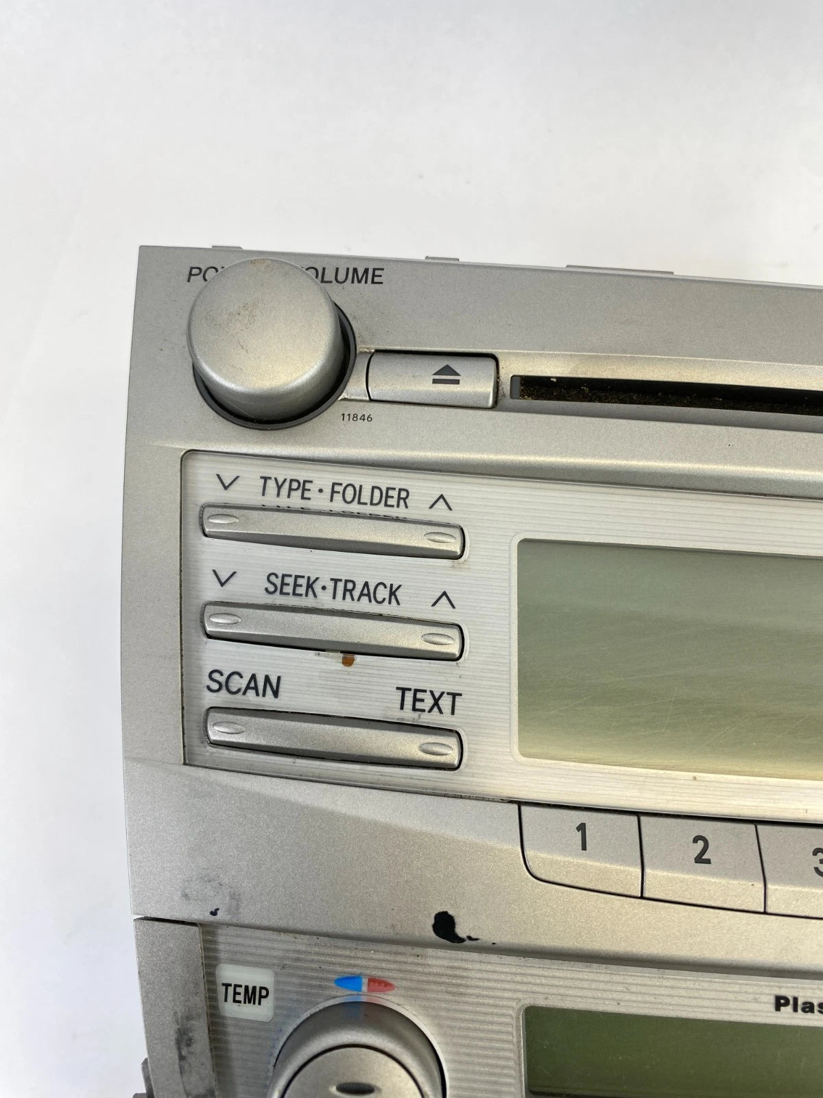 2010 2011 TOYOTA CAMRY RADIO STEREO RECEIVER WITH CLIMATE CONTROL OEM 8612006480