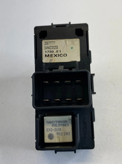 2009-2011 CHEVROLET HHR REAR LEFT SIDE DOOR POWER WINDOW CONTROL SWITCH 25877777