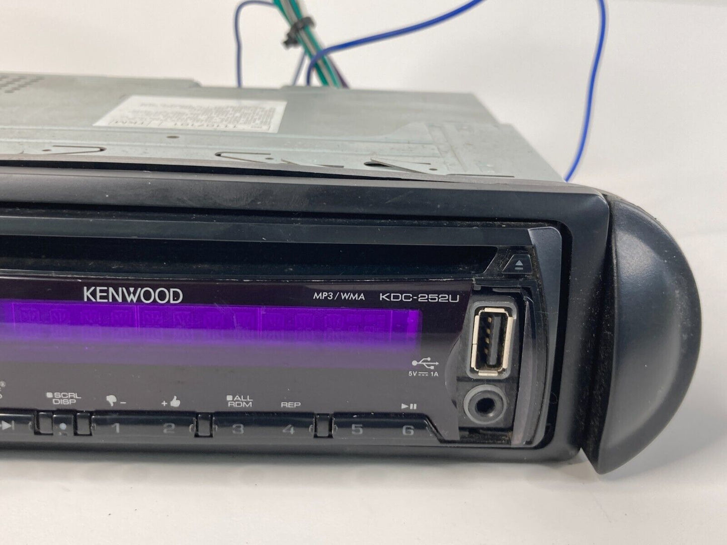 Kenwood Radio Stereo AM/FM CD Player Receiver Aux USB Y21-8290-10