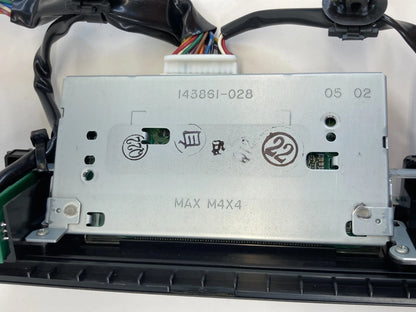 2004-2010 TOYOTA SIENNA REAR OVERHEAD SEAT AUDIO DISPLAY CONTROLS OEM 143861-028