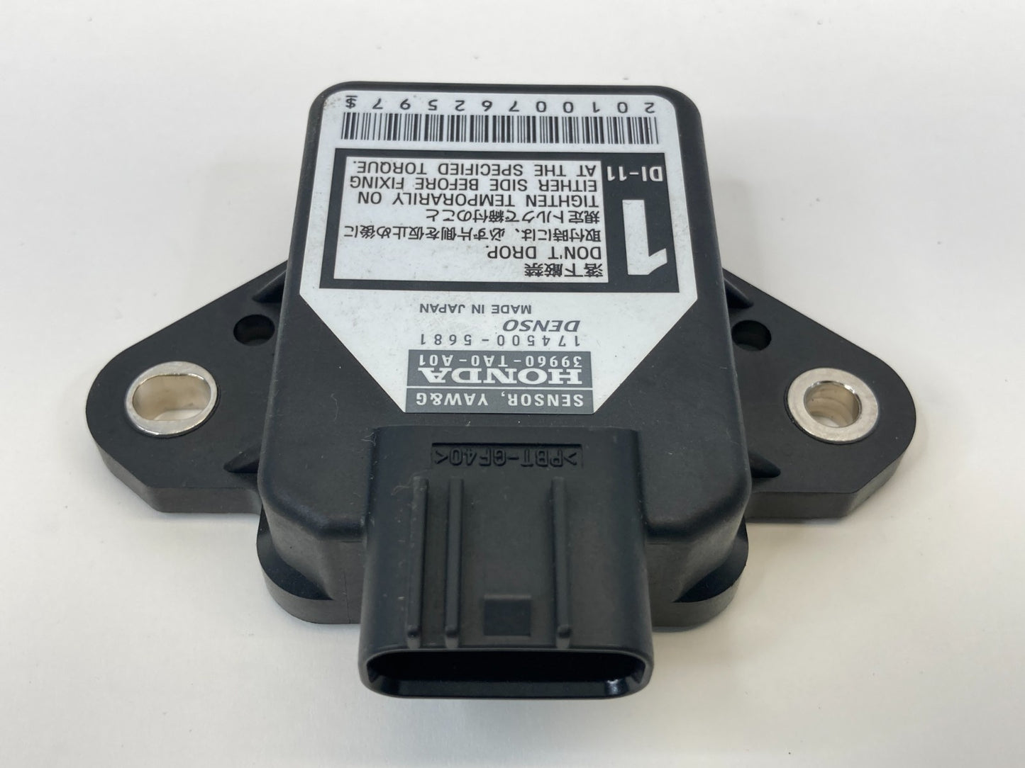 2008-2012 Honda Accord Yaw & G Rate Sensor Control Module 39960-TA0-A01 OEM