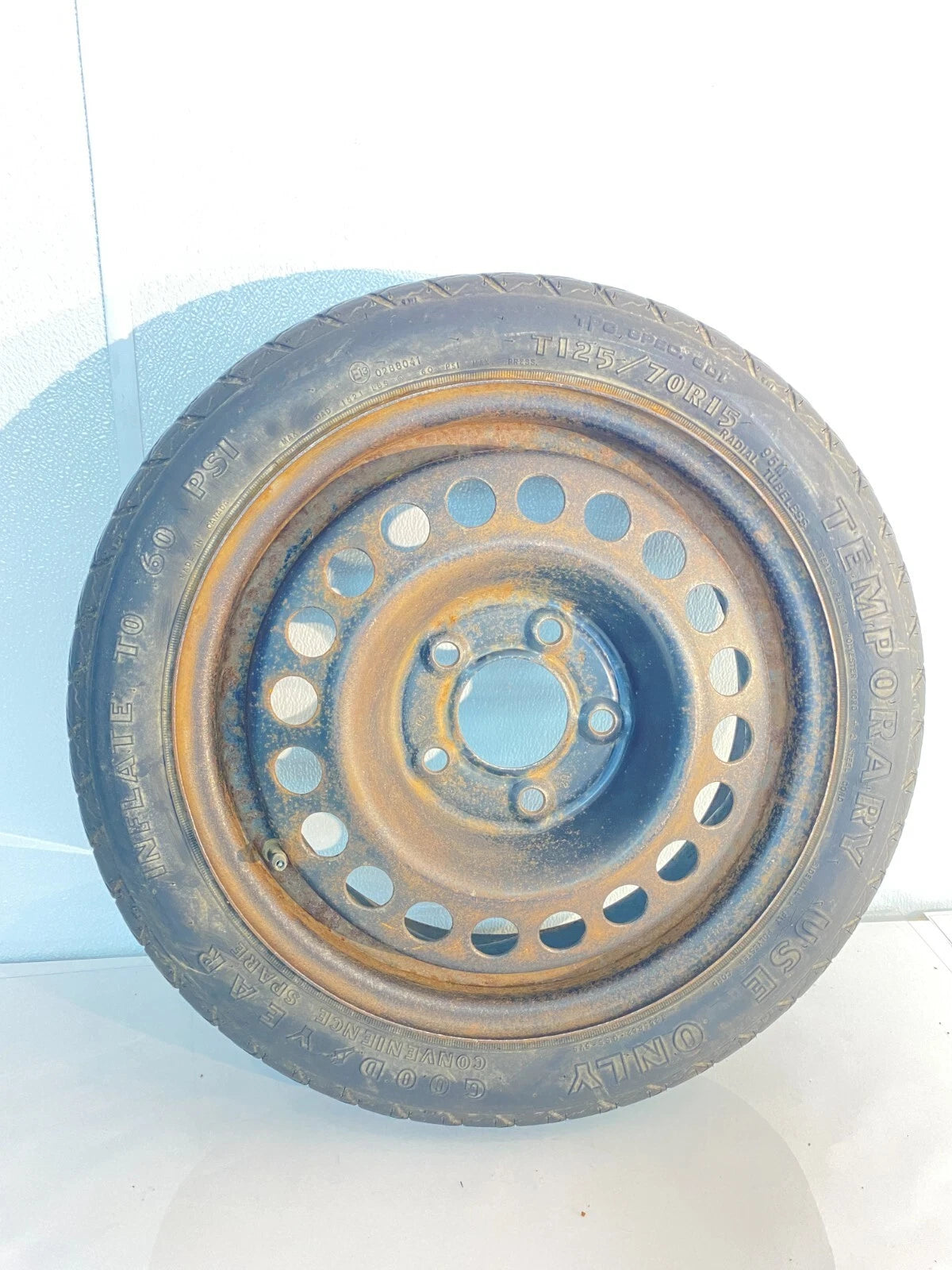 2007-2012 NISSAN ALTIMA EMERGENCY SPARE TIRE WHEEL RIM COMPACT DONUT T125/70/R15