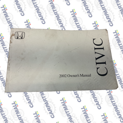 2002 02 Honda Civic Sedan 4-DR Owners Manual Guide Book OEM