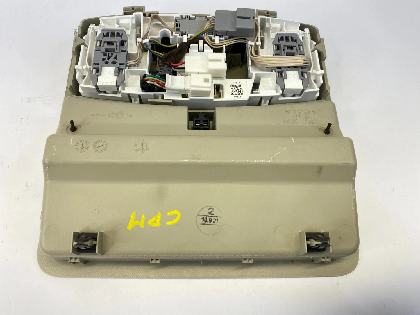 2009-2014 NISSAN MURANO OVERHEAD CONSOLE SUNROOF SWITCH MAP LIGHT OEM 26430JK060