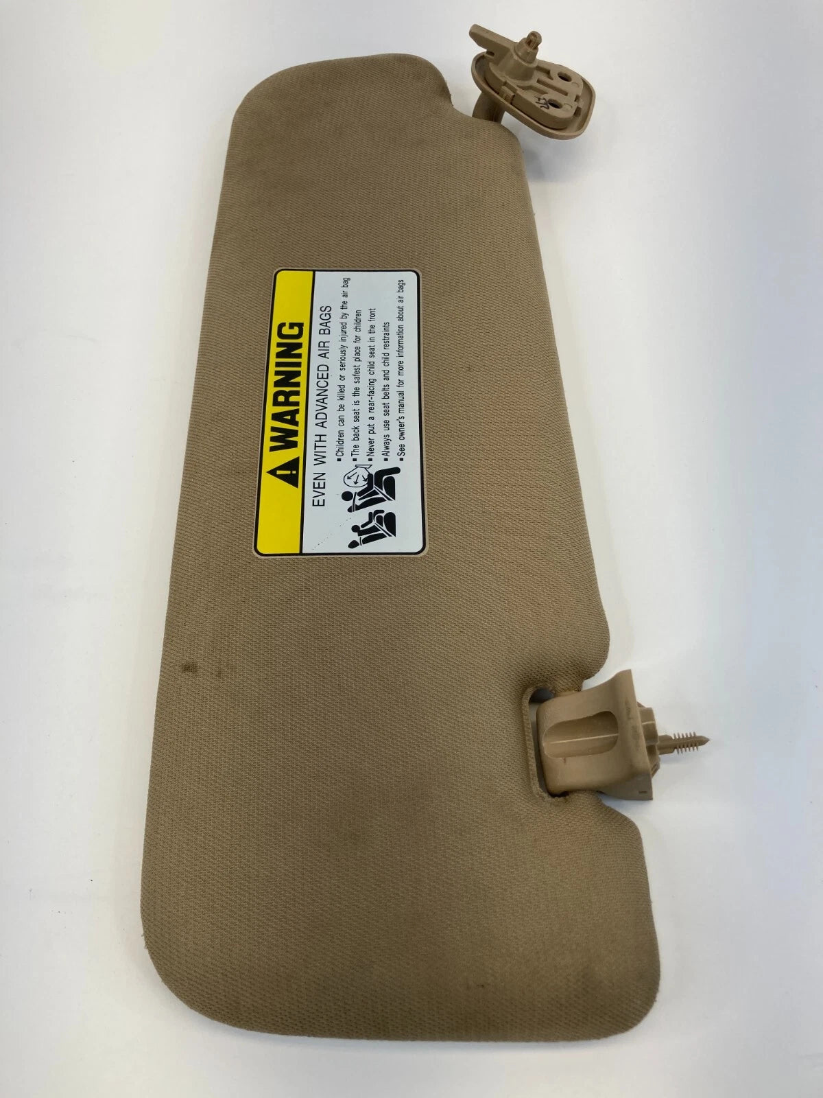 2011-2014 HYUNDAI SONATA ROOF RIGHT PASSENGER SIDE SUNVISOR SUN VISOR BEIGE