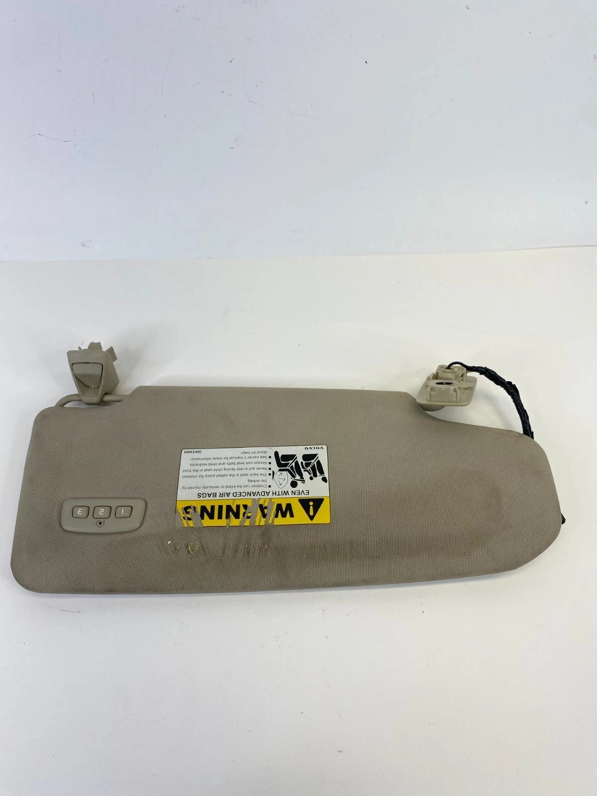 2011-2018 VOLVO S60 FRONT LEFT DRIVER SIDE SUNVISOR SUN VISOR W HOMELINK OEM