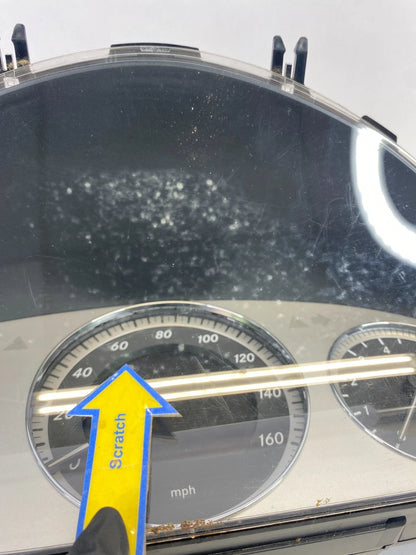 10-12 MERCEDES GLK350 SPEEDOMETER INSTRUMENT CLUSTER OEM A2049004607 153K MILES