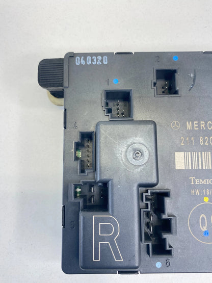 2003-2009 MERCEDES-BENZ E320 E 320 REAR RIGHT DOOR CONTROL MODULE 2118201626 OEM