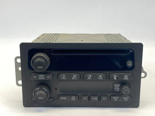 2005-2009 CHEVROLET TRAILBLAZER AM/FM RADIO RECEIVER CD DISC PLAYER 15850275 OEM