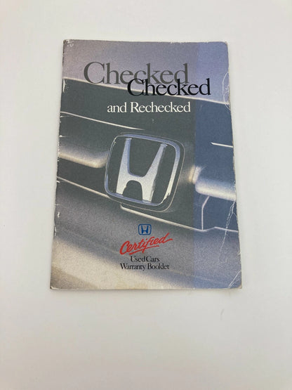 2002 HONDA ODYSSEY 3.5L V6 EX-L OWNERS MANUAL QUICK GUIDE WARRANTIES BOOKS SET