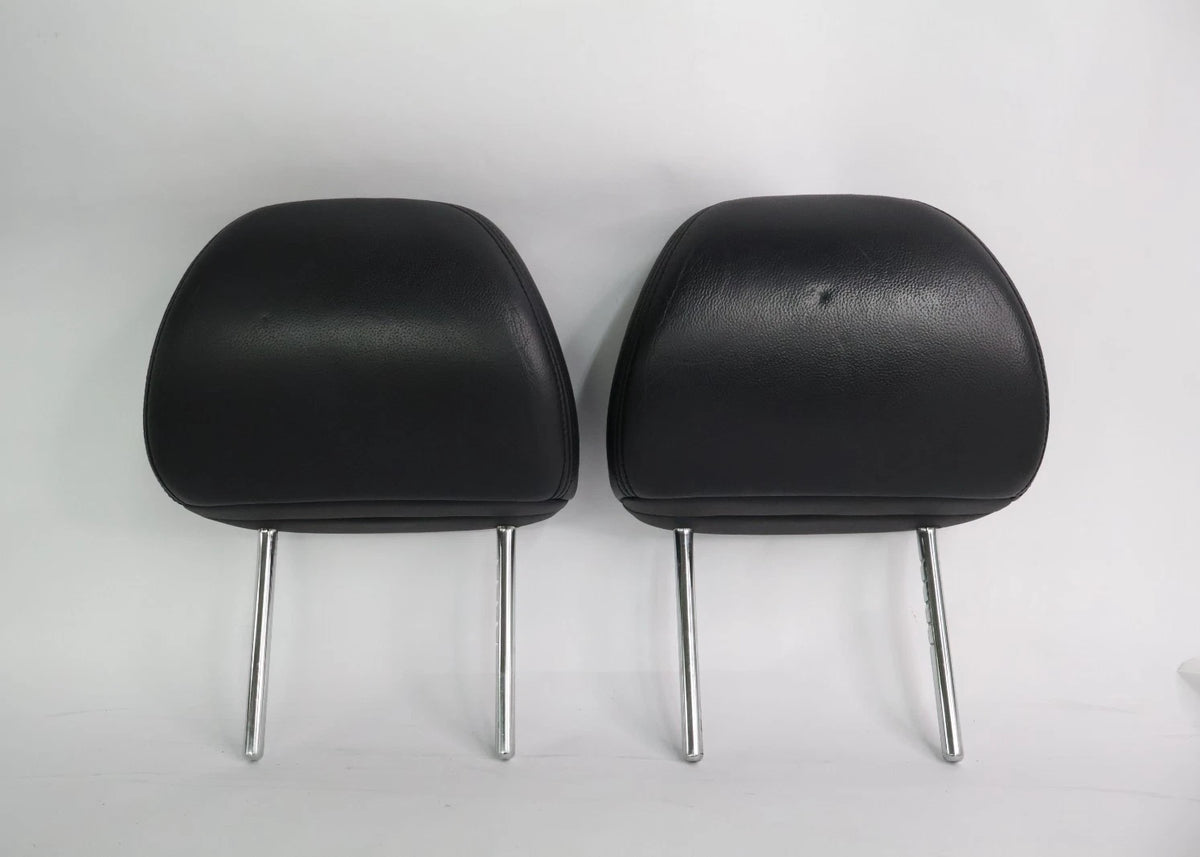 2007-2011 HONDA CRV FRONT HEADREST PAIR BLACK LEATHER LEFT RIGHT OEM
