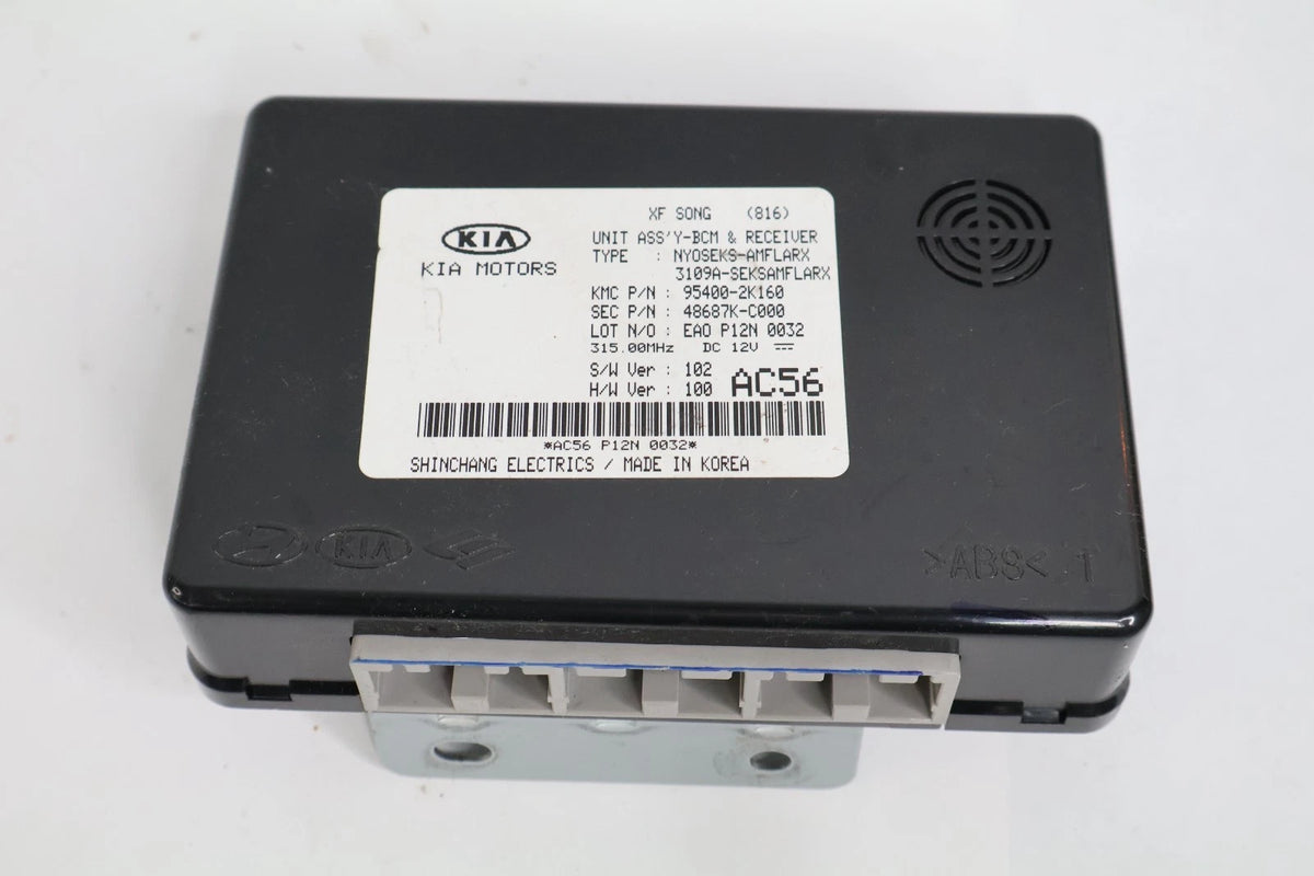 2012 2013 KIA SOUL BODY COMPUTER CONTROL MODULE BCM BCU 95400-2K160 OEM FACTORY