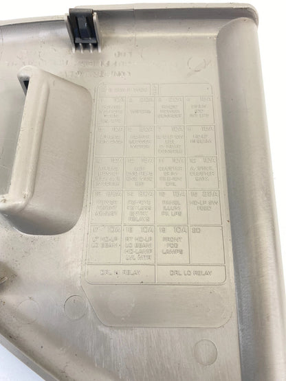 01-05 DODGE NEON LEFT DRIVER DASH END CAP FUSE BOX COVER TRIM PANEL QN19TRNAG