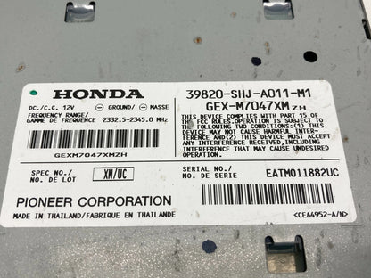 2005-2010 HONDA ODYSSEY SATELLITE RECEIVER CONTROL MODULE 39820-SHJ-A011-M1 OEM