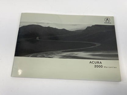 2000 00 Acura TL Owners Manual Consumer Info Warranty Book w/ Case OEM