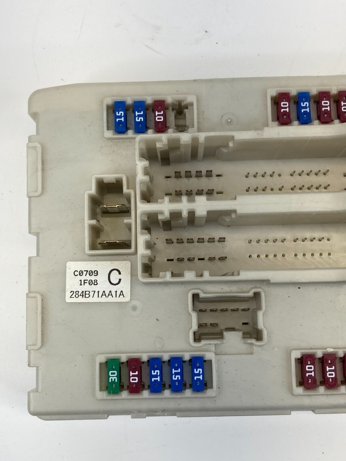 2009-2012 Nissan Maxima 3.5L V6 24V CVT Engine Compartment Fuse Box 284B7-1AA1A