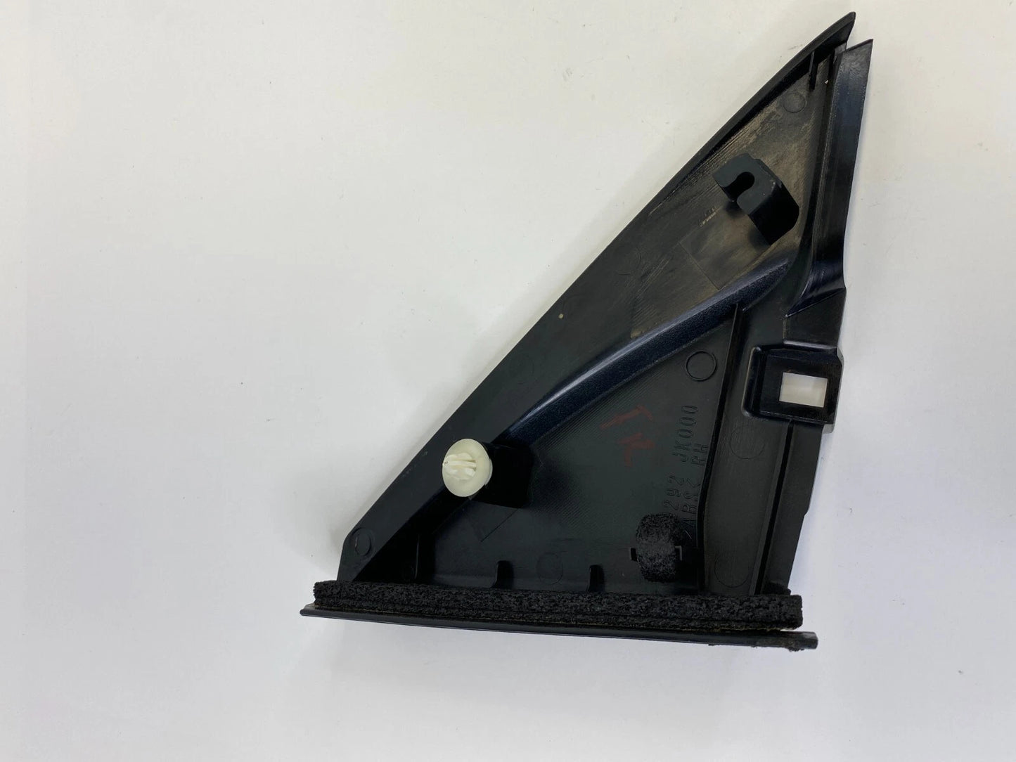 07 08 INFINITI G35 SEDAN FRONT RIGHT SIDE INNER CORNER MIRROR COVER 80292-JK000