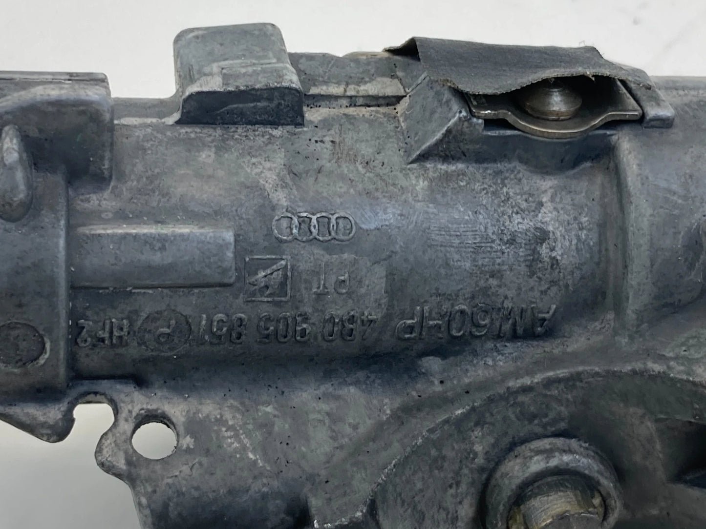 04-09 AUDI A4 QUATTRO IGNITION LOCK CYLINDER SWITCH HOUSING & KEYS 4B0905851 OEM