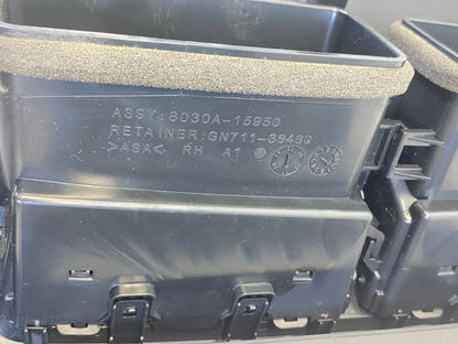 18 19 MITSUBISHI OUTLANDER SPORT RADIO BEZEL WITH AIR VENTS HAZARD OEM 8002C684