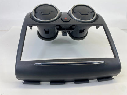 2011-2013 NISSAN ROGUE CENTER DASH RADIO BEZEL TRIM W VENTS BLACK 68260-1VX0A