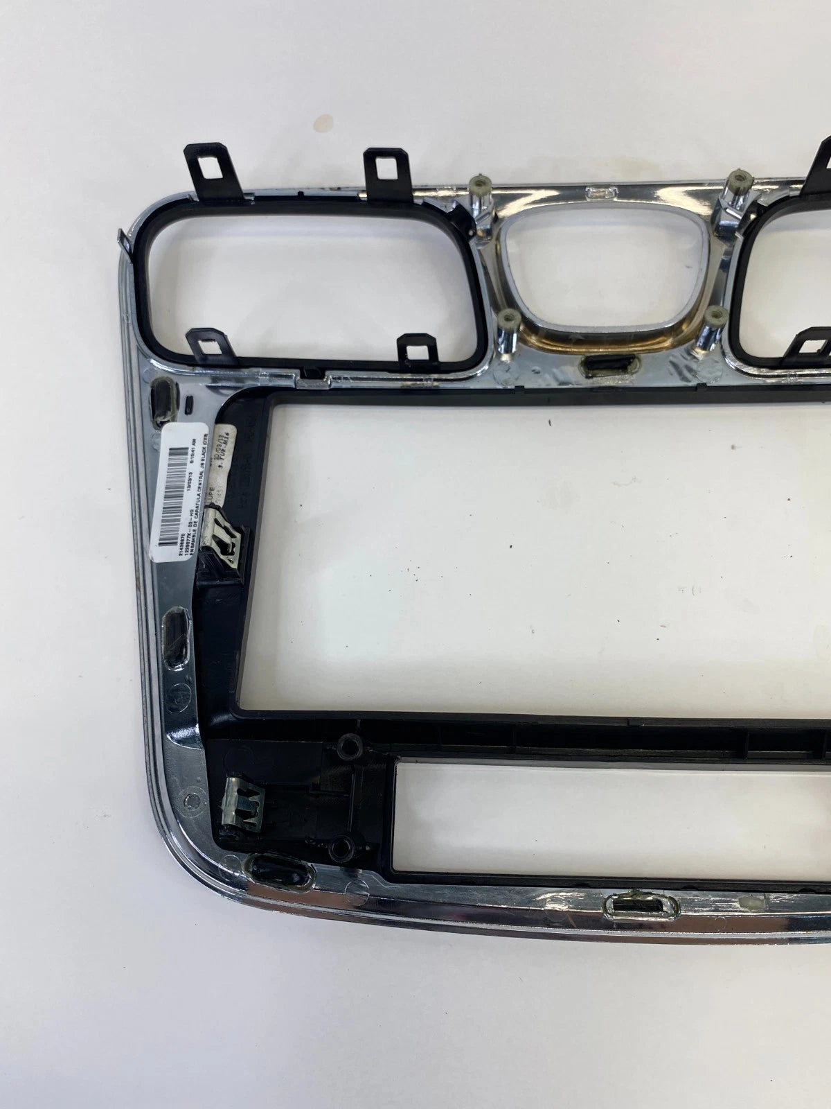 2011-2014 CHRYSLER 200 CENTER DASH RADIO CLOCK & HAZARD SWITCH BEZEL TRIM OEM