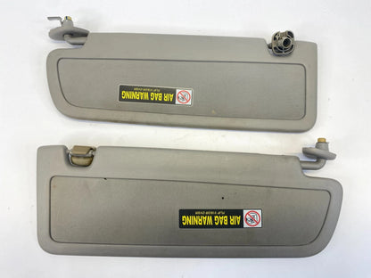 2006-2011 HONDA CIVIC COUPE SUN VISOR SET LEFT RIGHT SUNVISOR WITH MIRROR OEM