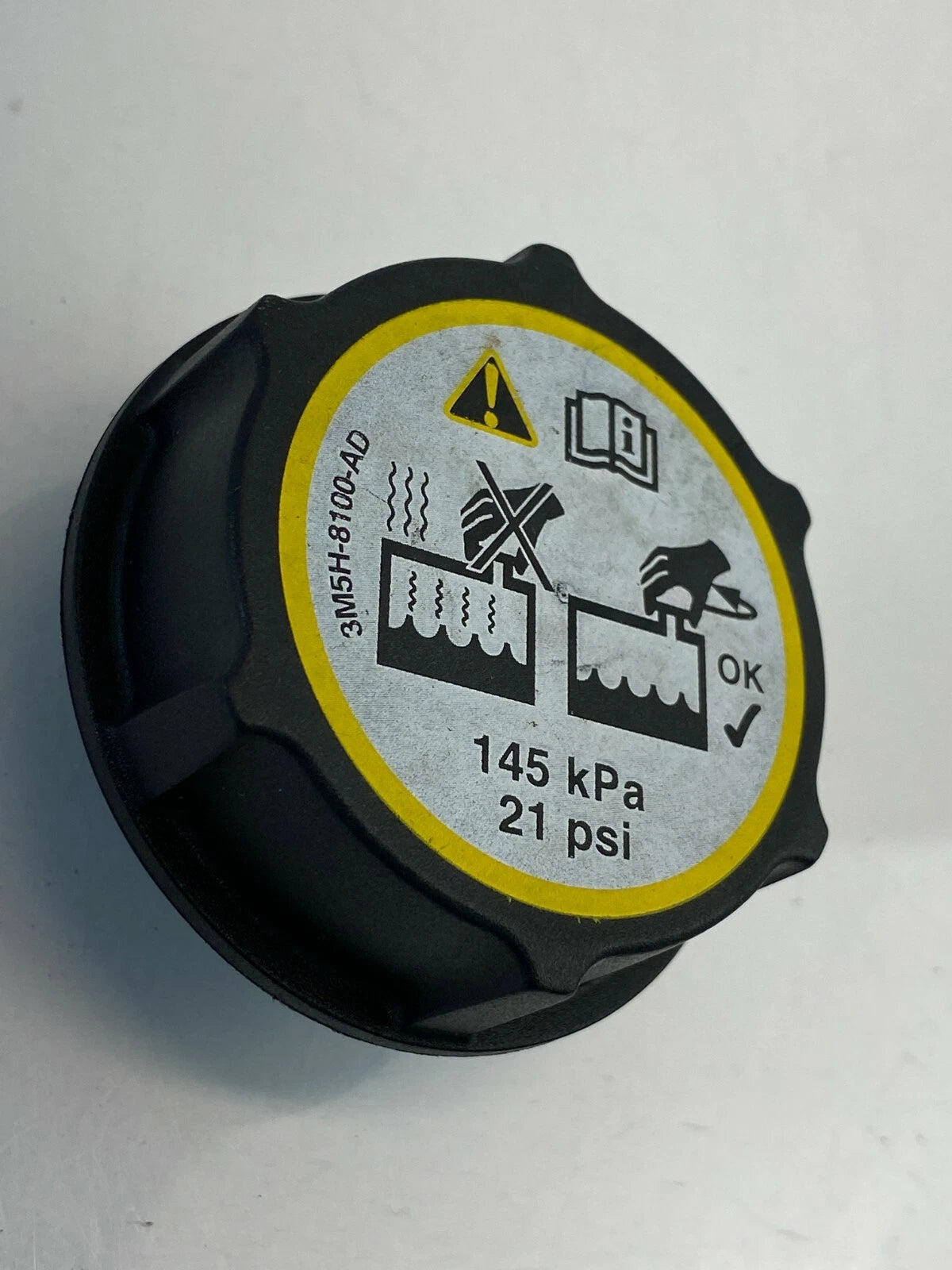 11-18 VOLVO S60 3.0L L6 TURBO ENGINE RADIATOR FLUID COOLANT RESERVOIR TANK CAP