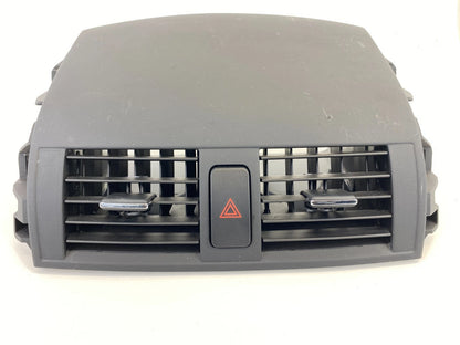 2009 10 11 TOYOTA COROLLA DASH CENTER A/C OUTLET AIR VENT W/CLOCK HAZARD SWITCH