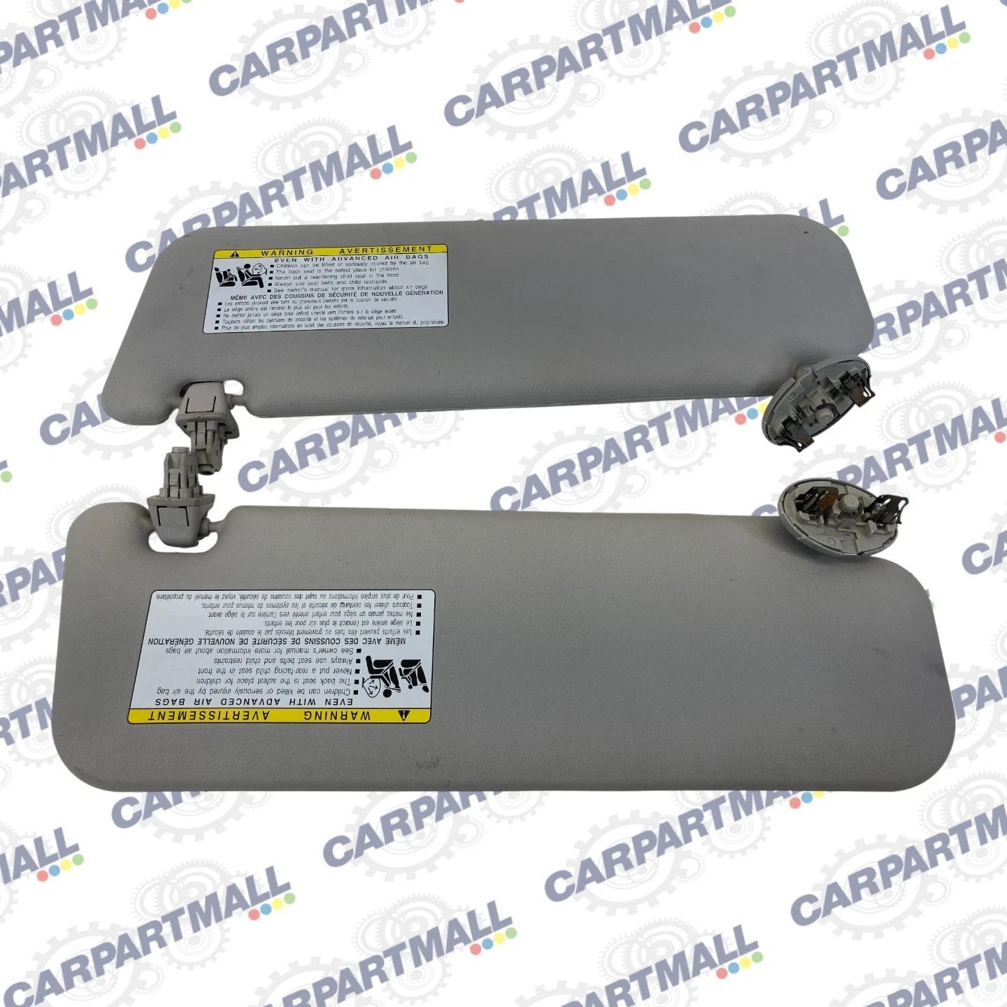 2008-2015 SCION XB SUNVISOR LEFT & RIGHT SUN VISOR SHADE SET PAIR W/MIRROR OEM