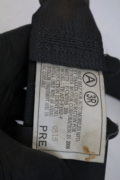 2007-2012 TOYOTA YARIS SEDAN FRONT RIGHT PASSENGER SEAT BELT RETRACTOR 1033184