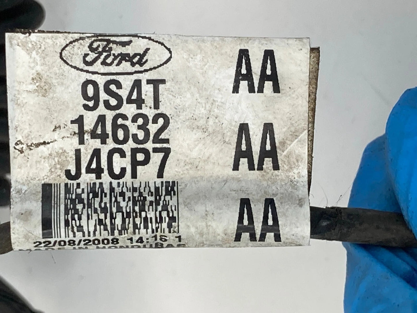 08-11 FORD FOCUS REAR RIGHT PASSENGER SIDE DOOR WIRING HARNESS 9S4T-14632-J4CP7