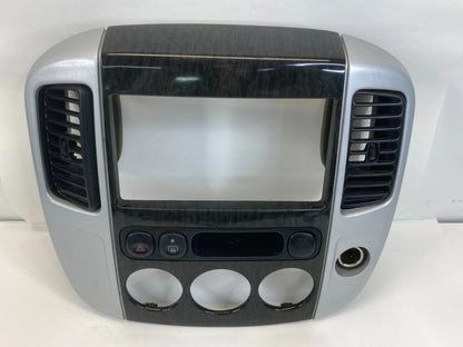 05-07 MERCURY MARINER CENTER DASH TRIM RADIO BEZEL CLIMATE CONTROL PANEL OEM