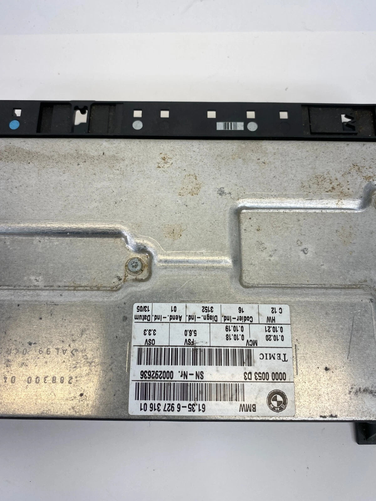 2004-2007 BMW 530I 3.0L FRONT RIGHT PASSENGER SEAT CONTROL MODULE 6135-6927316