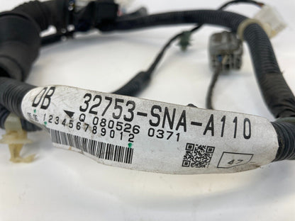 06-11 Honda Civic Rear Right Back Side Door Harness Wire Wiring 32753-SNA-A110