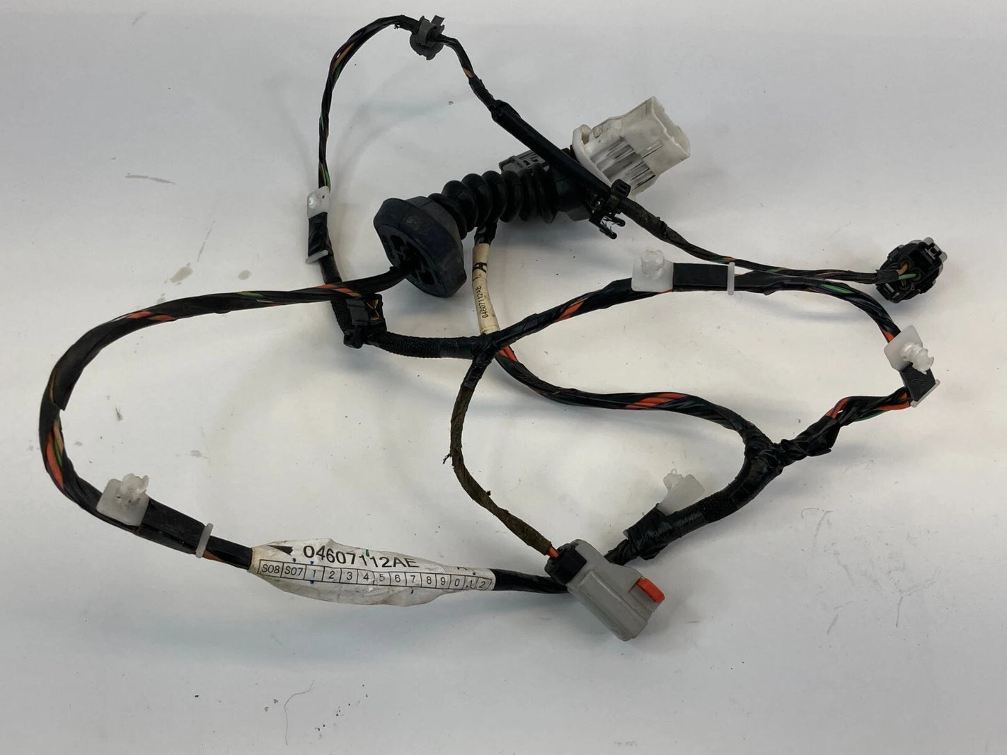 2006-2010 DODGE CHARGER REAR RIGHT BACK SIDE DOOR WIRE WIRING HARNESS 04607112AE