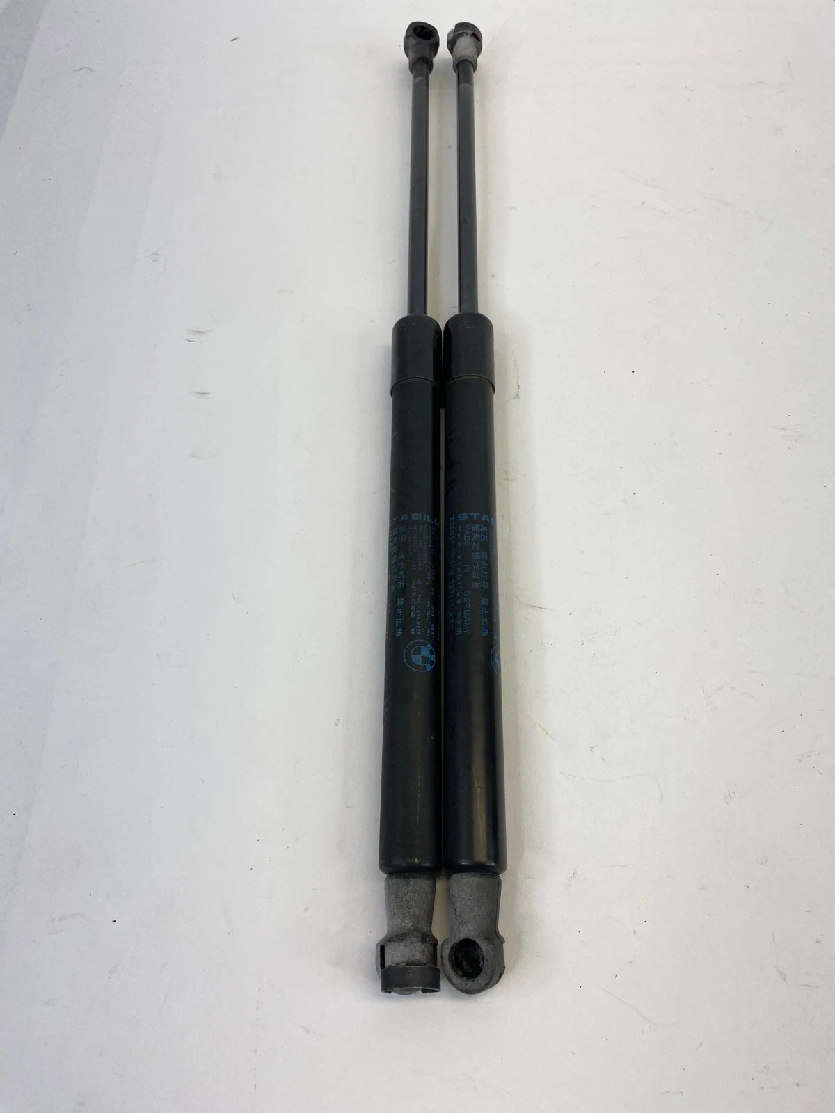 2009-2012 BMW 328i XDRIVE HOOD SHOCK STRUT LIFT SUPPORT PAIR SET 7129190 OEM